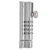 4-Digit Combination Slide Lock, Zinc Alloy, Silver view 3