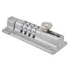 4-Digit Combination Slide Lock, Zinc Alloy, Silver view 4