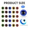 CHDZSW 25 Pcs Safety Eyes for Crochet Toys view 2