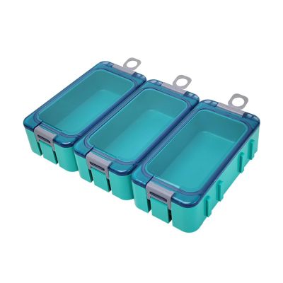 YHAILI 3-Pack Waterproof Portable Fishing Tackle Box Organizers