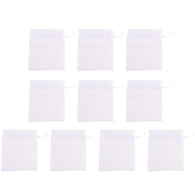 Ldabrye 10-Pack Foldable Organza Bags