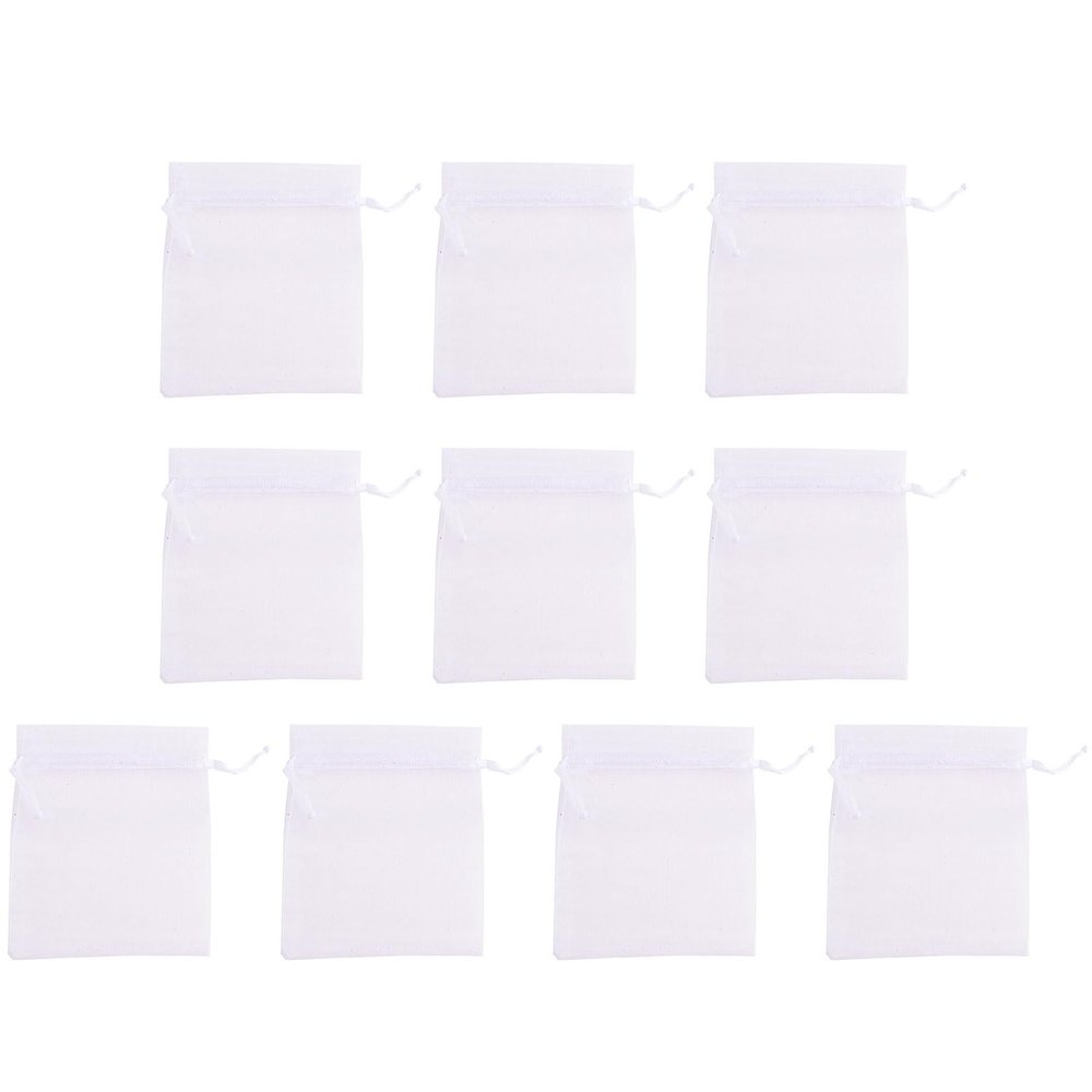 Ldabrye 10-Pack Foldable Organza Bags