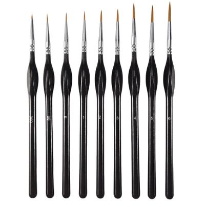 Agwuoetr Detail Brush Set - 9 Pieces