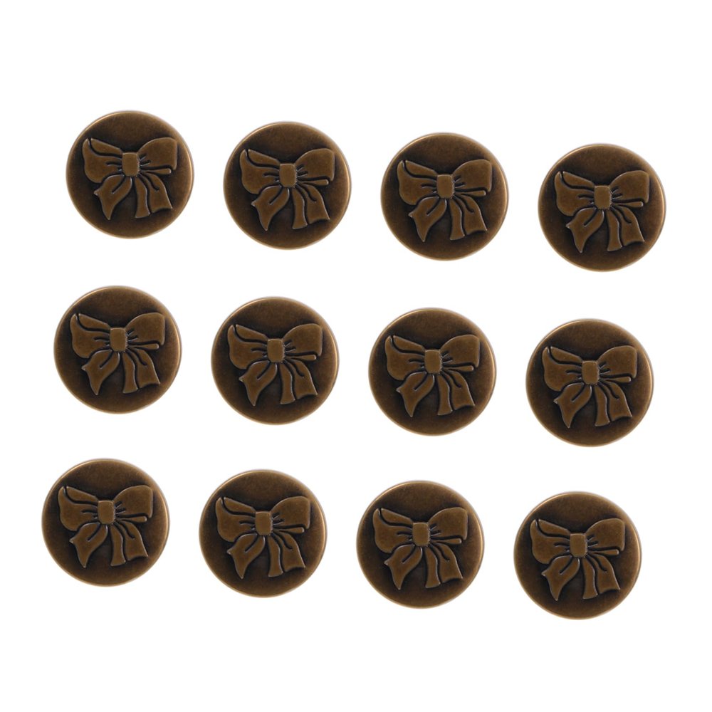 DOITOOL 12-Piece Adjustable Jeans Buttons