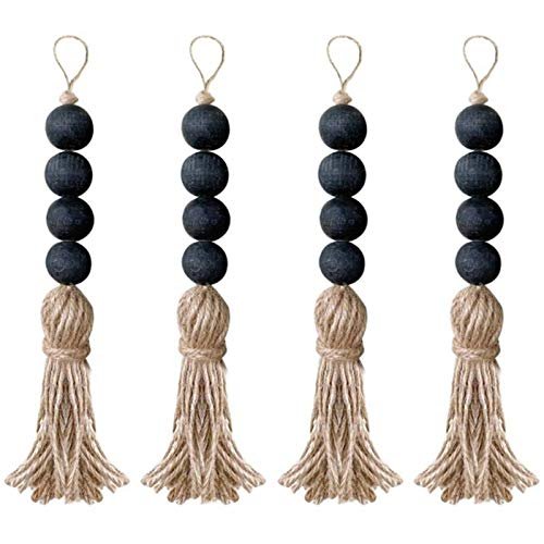 Rustic Bead Garland with Tassels