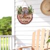Year-Round Wreath with Welcome Sign view 4