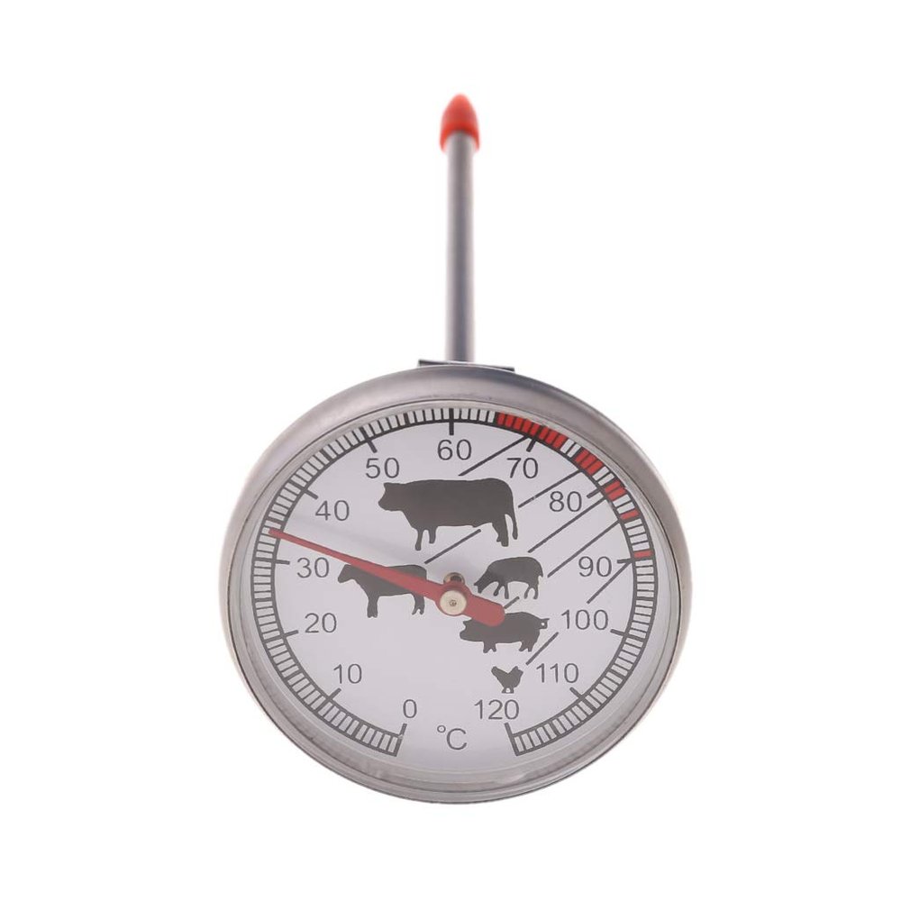 DOUDINGMAO Stainless Steel Thermometer for Grilling and Cooking