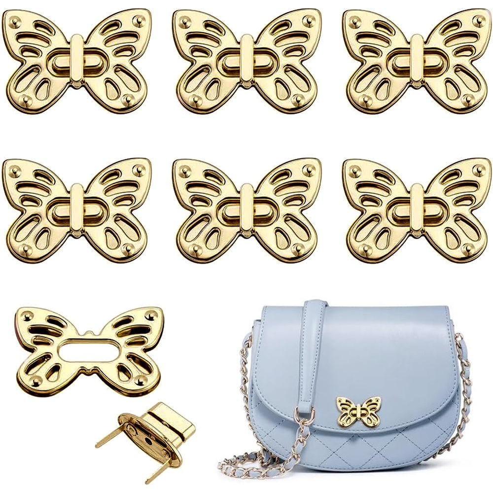 NBEADS 6-Pack Butterfly Twist Lock Closure