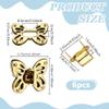 NBEADS 6-Pack Butterfly Twist Lock Closure view 2
