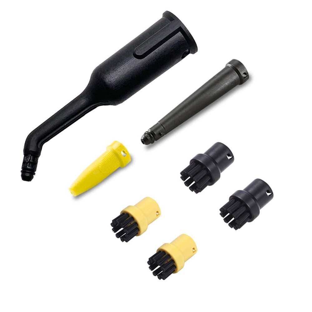 QASULER Crevice Nozzle Brush and Spray Nozzle Head Set for SC1/SC2/SC3/SC4/SC5 Steam Cleaners