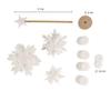 Ideas with Heart | Felt Christmas Tree Kit | DIY Craft Set | Holiday Decoration (White 17.5 cm) view 2
