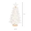 Ideas with Heart | Felt Christmas Tree Kit | DIY Craft Set | Holiday Decoration (White 17.5 cm) view 3