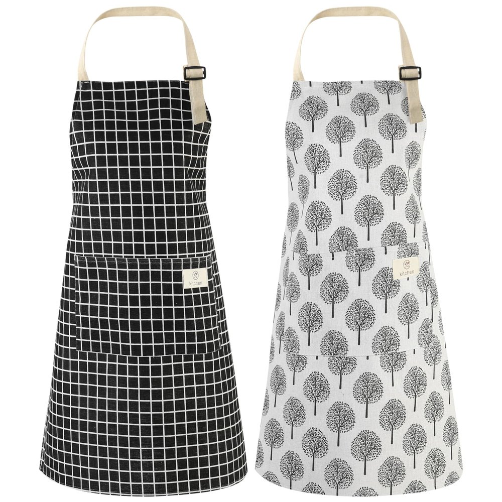 ALTcompluser 2-Pack Adjustable Cooking Aprons