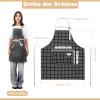 ALTcompluser 2-Pack Adjustable Cooking Aprons view 2