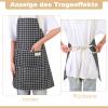 ALTcompluser 2-Pack Adjustable Cooking Aprons view 3