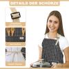 ALTcompluser 2-Pack Adjustable Cooking Aprons view 4