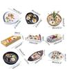 ITETONE Leaf-Shaped Floating Serving Tray, Beige view 2