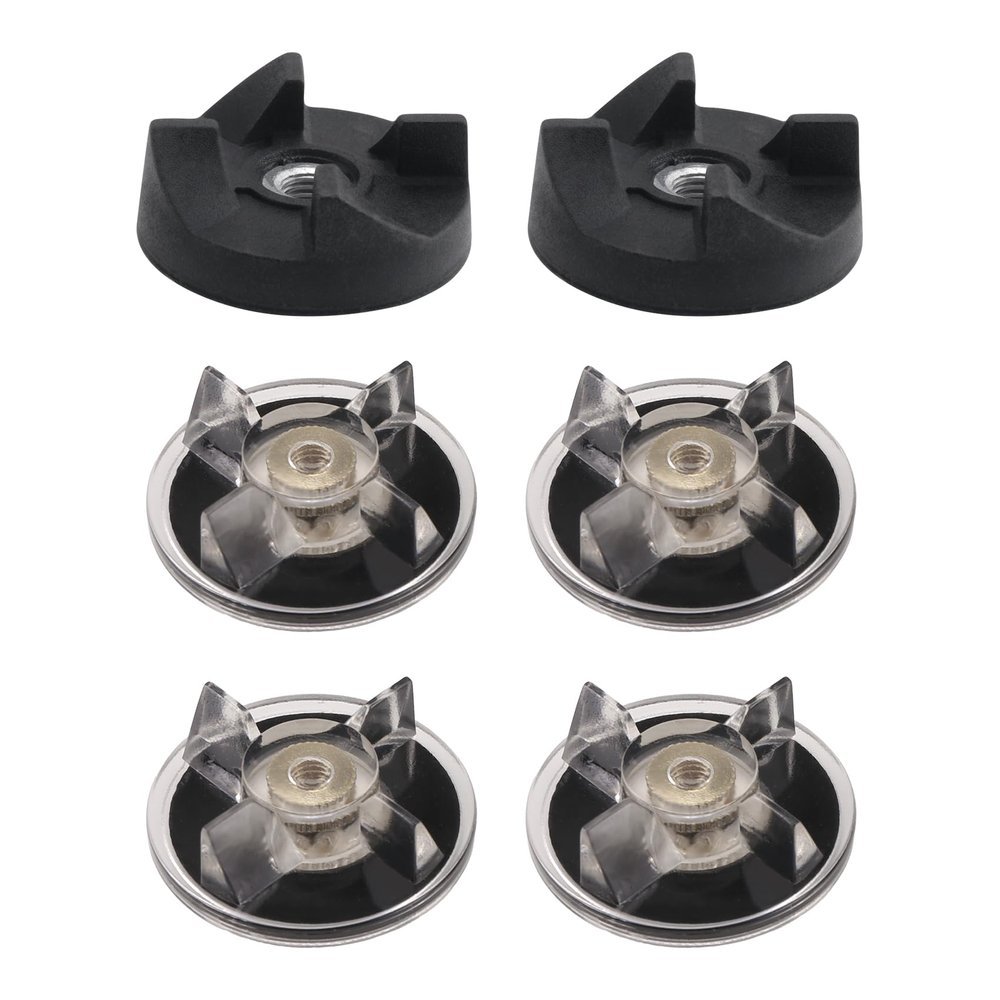 Agwuoetr 4 Plastic Gear Base + 2 Rubber Gears for Magic 250W Mixer Parts