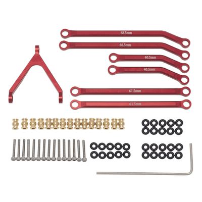 Metal High-Clearance Chassis Link Rod Set for AXIAL 1/24 SCX24 RC Cars