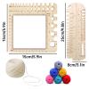 Jiavlyx 2-Piece Scandinavian Knitting Gauge view 2