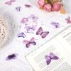 40 Pcs Purple Butterfly Stickers view 3