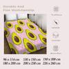 Hiseng Quilted Microfiber Bedspread with 3D Starry-Sky Design, Brown, 150 x 200 cm view 3