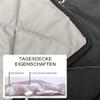 Hiseng Quilted Microfiber Bedspread with 3D Starry-Sky Design, Brown, 150 x 200 cm view 4