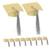Cabilock 10-Piece Graduation Wine Glass Covers view 1