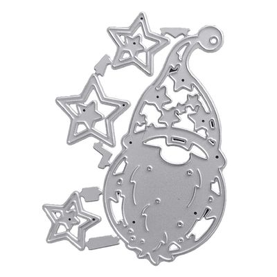 YPREWY Star Santa Clear Stamps Embossing Mold