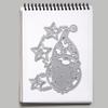 YPREWY Star Santa Clear Stamps Embossing Mold view 3