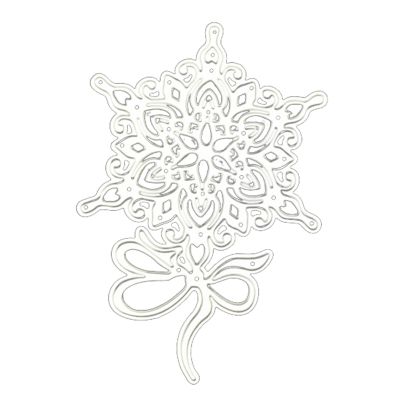 YPREWY Metal Die Cut Template with Floral Design