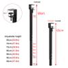HDEYRSX Adjustable Metal Table Leg, Black, 1 Pc. view 2