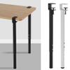 HDEYRSX Adjustable Metal Table Leg, Black, 1 Pc. view 3