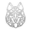 YPREWY Metal Die Cut Template - Dog Head view 1