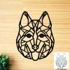 YPREWY Metal Die Cut Template - Dog Head view 3