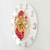 Milageto Elephant God Wall Clock, Decorative Traditional Indian Design, 11.81 in view 3