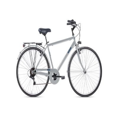Letoule Tropaiz City Bike, 28 in (71 cm), 6-Speed, Steel Men's, Ash Gray (Light Gray), Size 54
