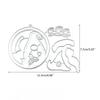 YPREWY Christmas Die Cut with Santa Design view 4