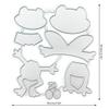 YPREWY Happy Frog Metal Cutting Dies view 4