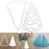 YPREWY Christmas Tree Die Cuts view 2