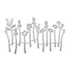 YPREWY Metal Die Cut Template with Flower Fence view 1