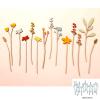 YPREWY Metal Die Cut Template with Flower Fence view 3