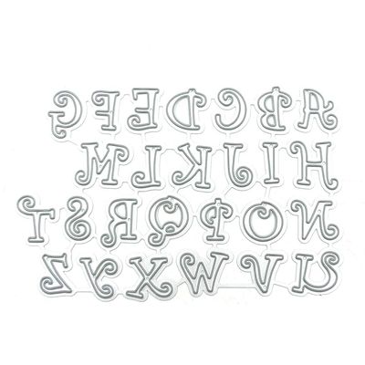 YPREWY Die-Cutting Stencils, 26 English Letters
