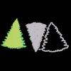 YPREWY Metal Die Cut Template - Christmas Tree view 2