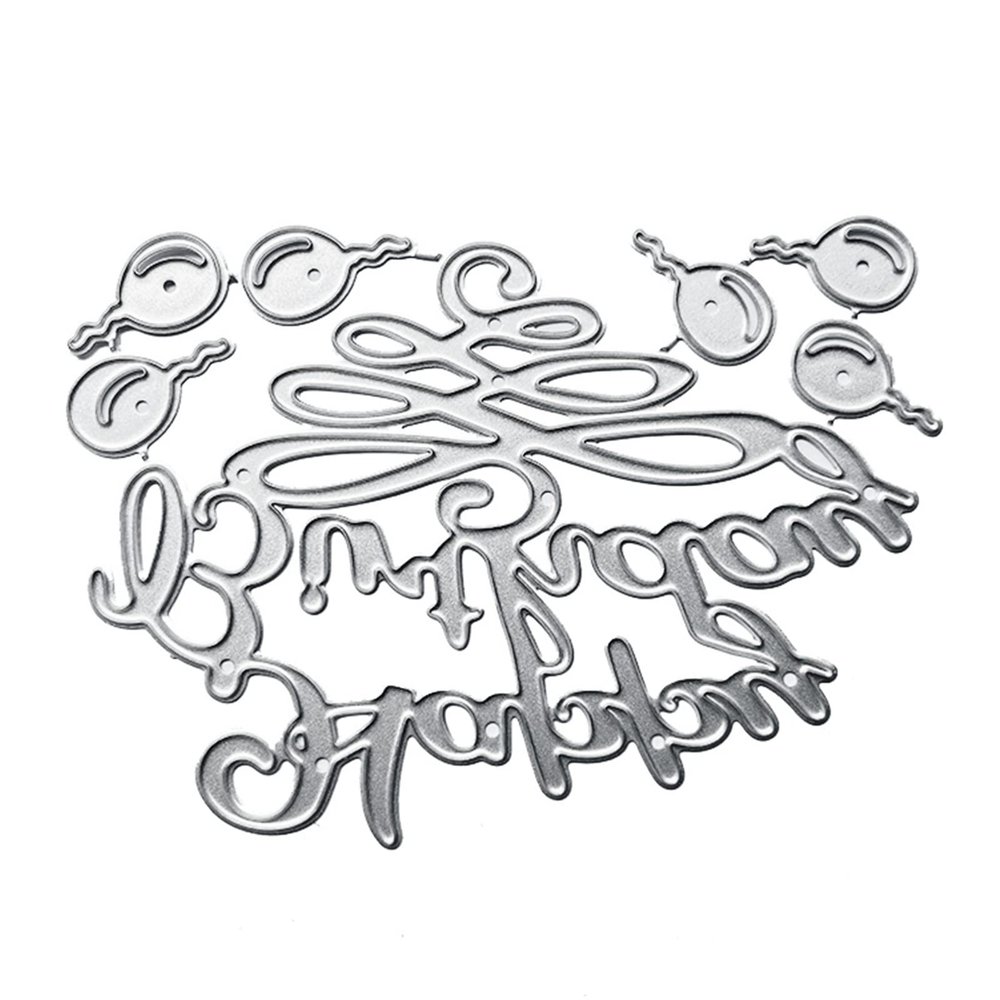 YPREWY Happy Metal Die Cut Template