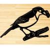 YPREWY Metal Die Cut Template with Parrot Design view 2