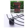 JTLB Round Iron Plant Caddy with Wheels view 4