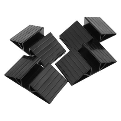 ABOOFAN 4-Piece Triangular ABS Support Bases for Child Safety Gates and Pet Fences