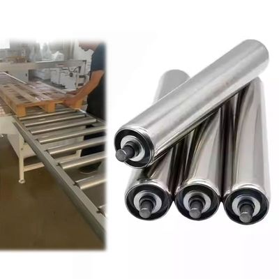 Galvanized Steel Conveyor Roller Set, 4-Piece, 50 mm Diameter