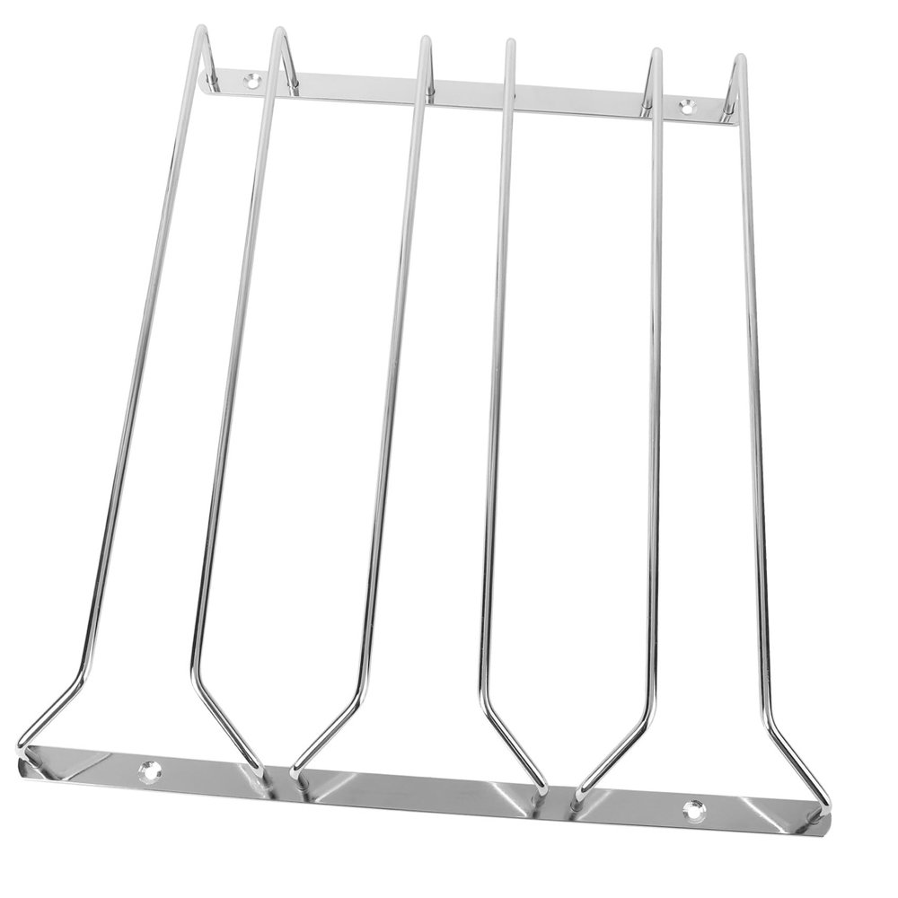 CIYODO Stainless Steel Wine Glass Holder, Silver, Modern, Non-Slip, Sturdy